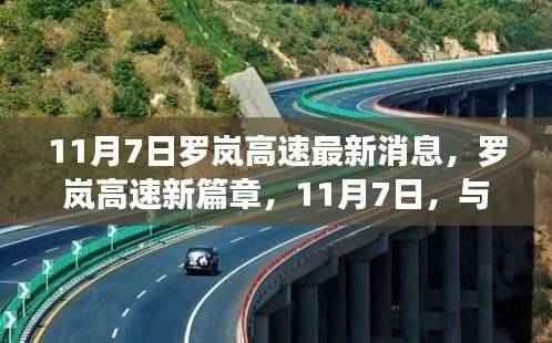 罗岚高速最新动态，11月7日开启新篇章，与自然和谐共舞之日
