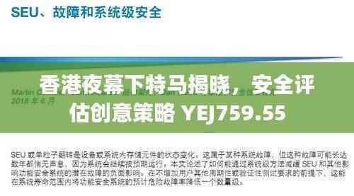 香港夜幕下特马揭晓,安全评估创意策略 YEJ759.55