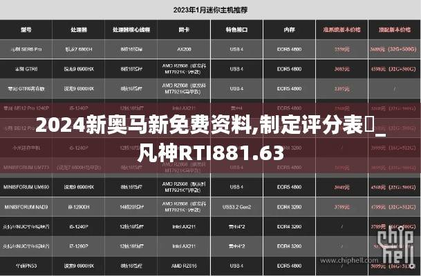 2024新奥马新免费资料,制定评分表_凡神RTI881.63