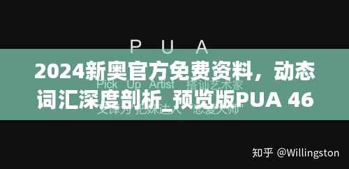 2024新奥官方免费资料,动态词汇深度剖析_预览版PUA 469.96