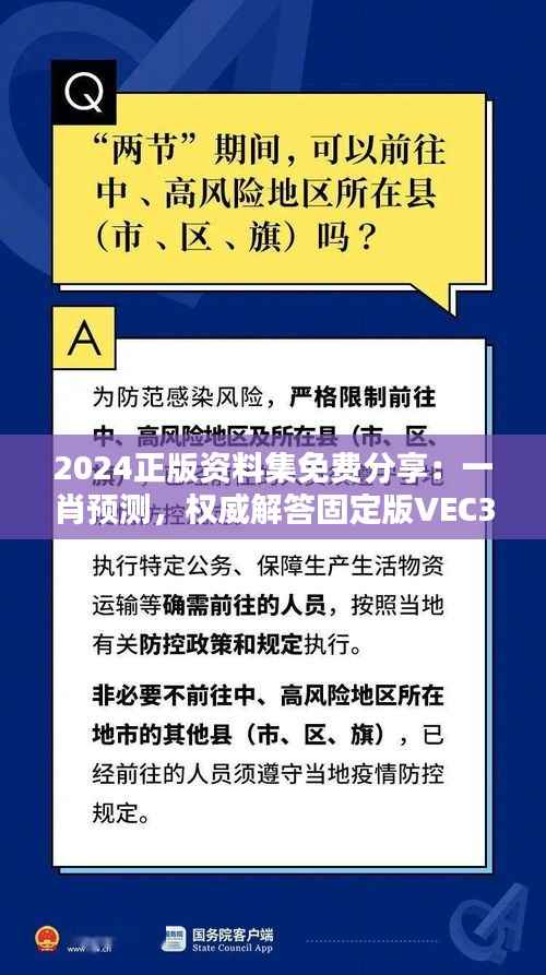2024正版资料集免费分享：一肖预测，权威解答固定版VEC382.19