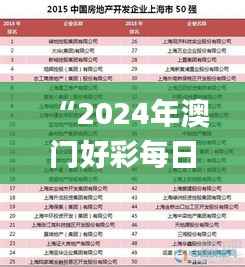 “2024年澳门好彩每日免费揭晓，全新规则解析_盒装JHT304.8版”