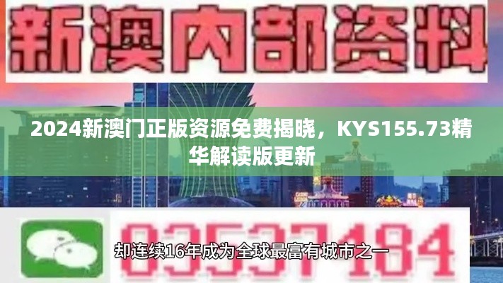 2024新澳门正版资源免费揭晓,KYS155.73精华解读版更新