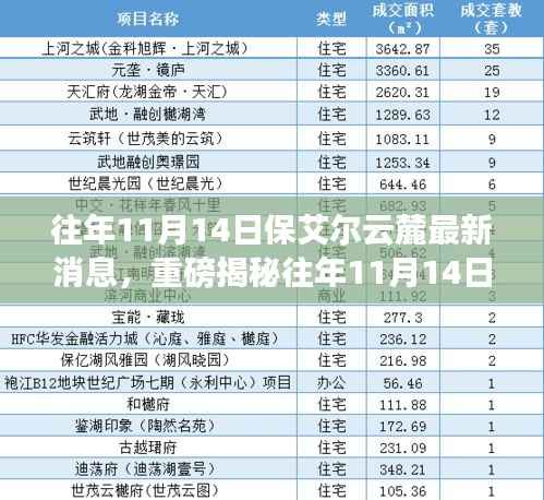 揭秘往年11月14日保艾尔云麓最新动态,前沿科技趋势展望