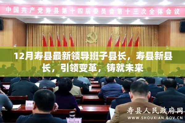 寿县新县长引领变革,铸就未来,12月寿县最新领导班子县长一览