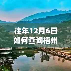 揭秘梧州水韵之旅,如何查询往年12月6日实时水位,寻找心灵宁静与平和的旅程。