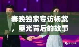 春晚独家专访杨紫，星光背后的故事揭秘