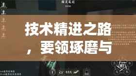 技术精进之路，要领琢磨与技能进阶