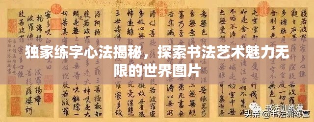 独家练字心法揭秘,探索书法艺术魅力无限的世界图片