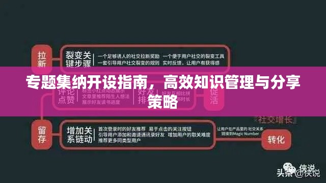 专题集纳开设指南,高效知识管理与分享策略