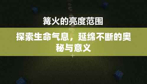 探索生命气息,延绵不断的奥秘与意义