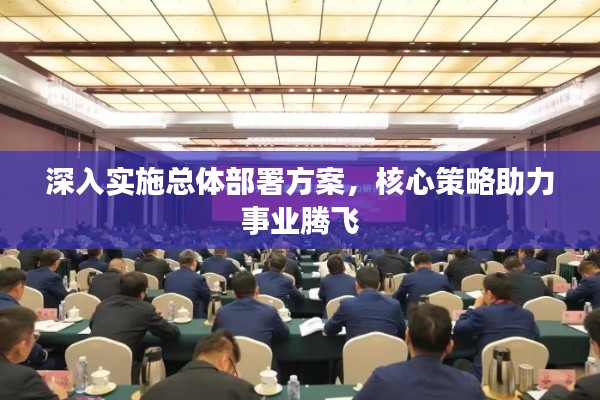 深入实施总体部署方案,核心策略助力事业腾飞