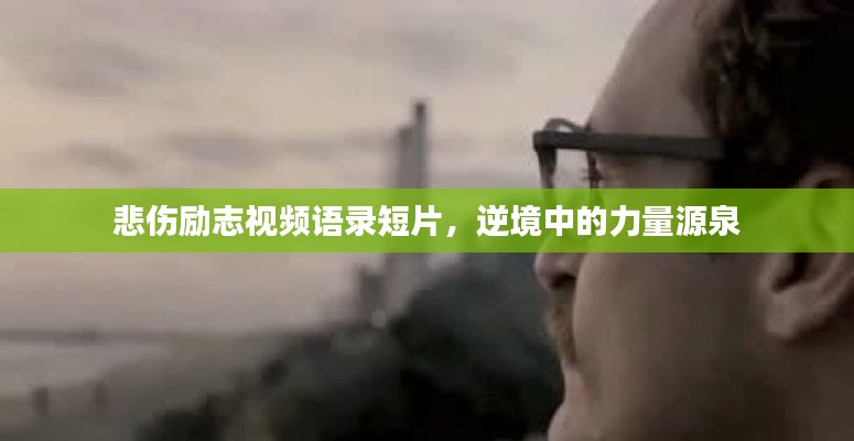 悲伤励志视频语录短片,逆境中的力量源泉