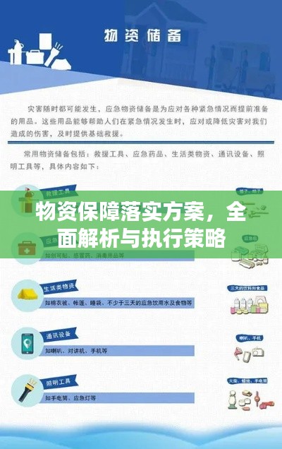 物资保障落实方案，全面解析与执行策略